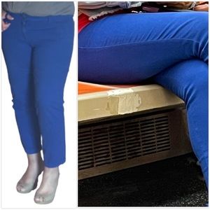 🦚2/$20🦚Blue ankle pants stretch cute styling